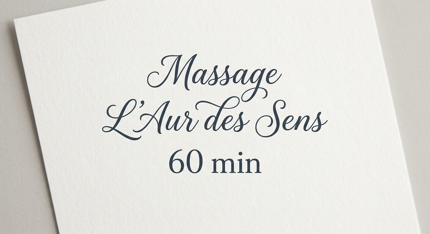 Massage L'Aur des Sens 60 min