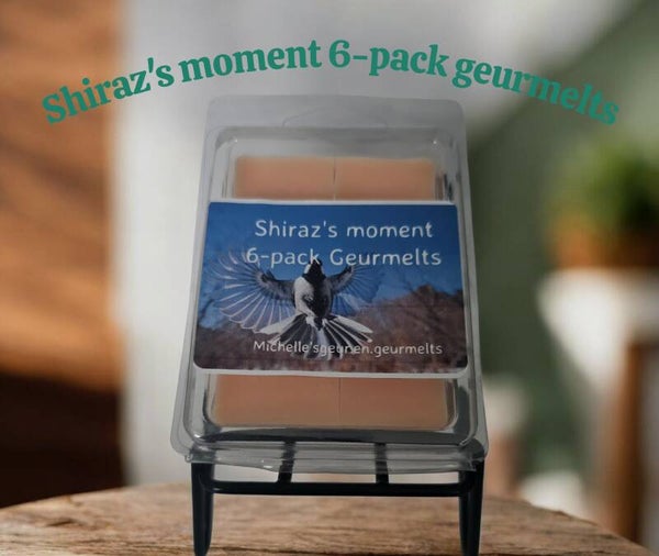 Shiraz's moment 6-pack geurmelts en of cups