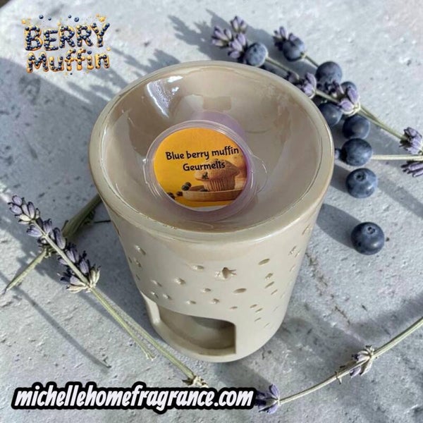 🫐🧁 Blueberry Muffin Geurmelt – Handgemaakt van Natuurlijke Raapzaadwas 🧁🫐