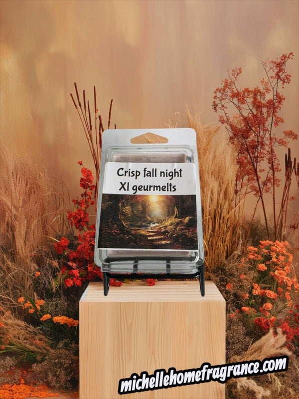 Crisp Fall Night – Luxe Geurmelts 🍂🖤