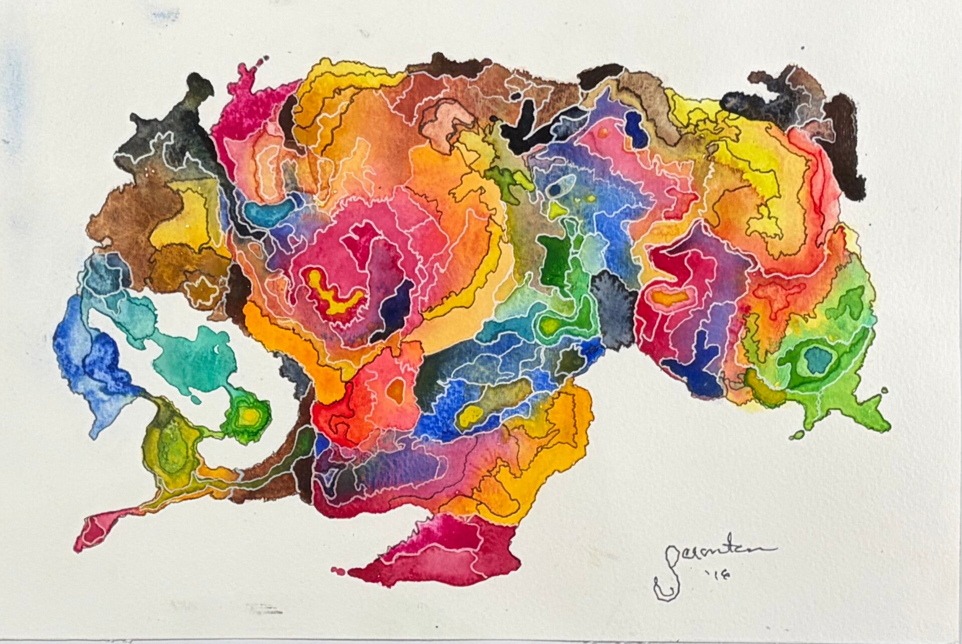 Amoeba  9x12  $129