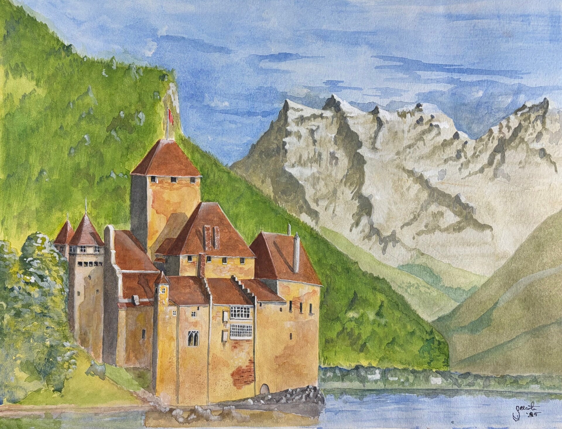  Chateau Chillon NFS  Print availabke