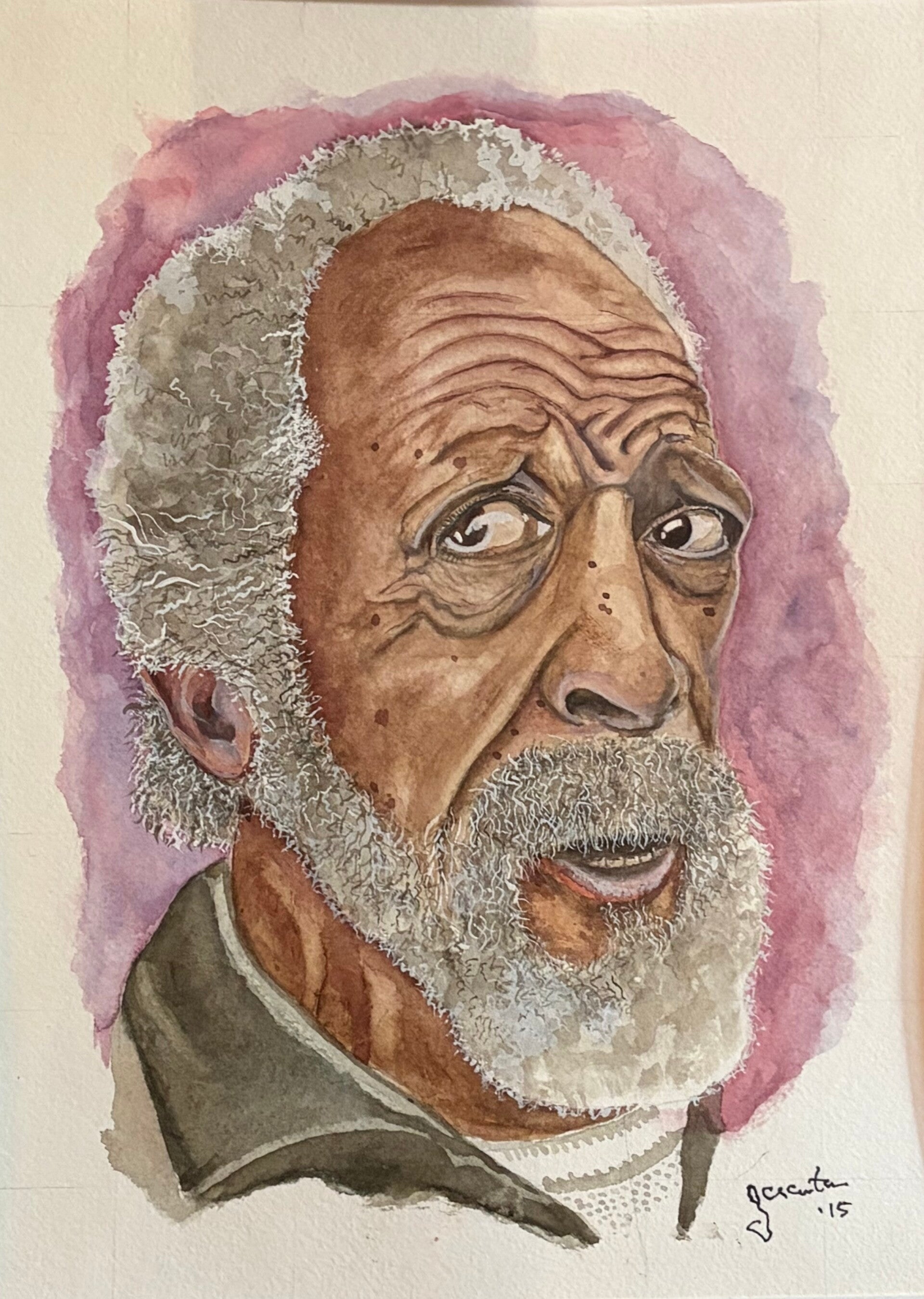 Mr Bailey  9x12  Sold