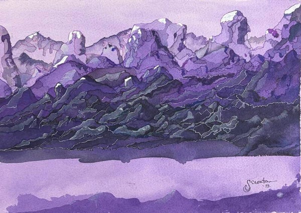 Mountains at Dusk