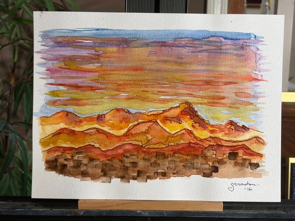 Mountains at Sunset