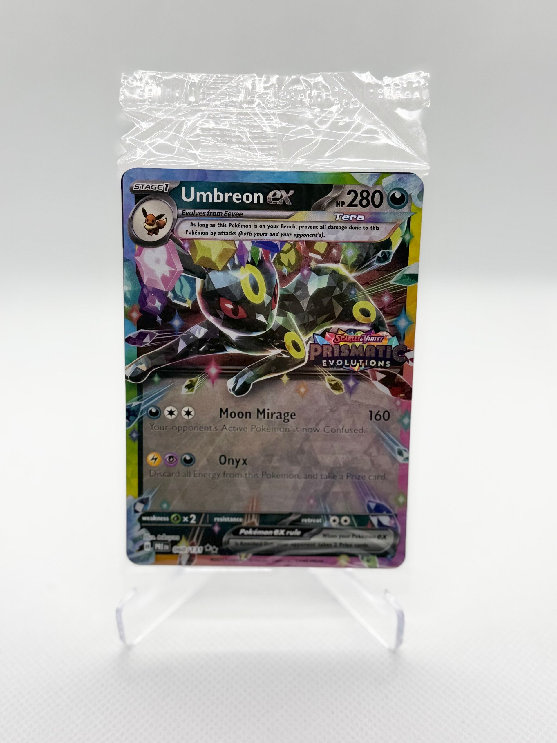Sealed Umbreon EX - 060/131 - Prismatic Evolutions Stamped SURPRISE BOX Promo