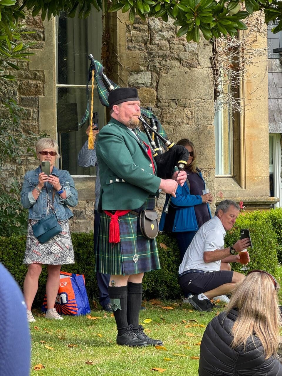Highland piper for hire in Shropshire