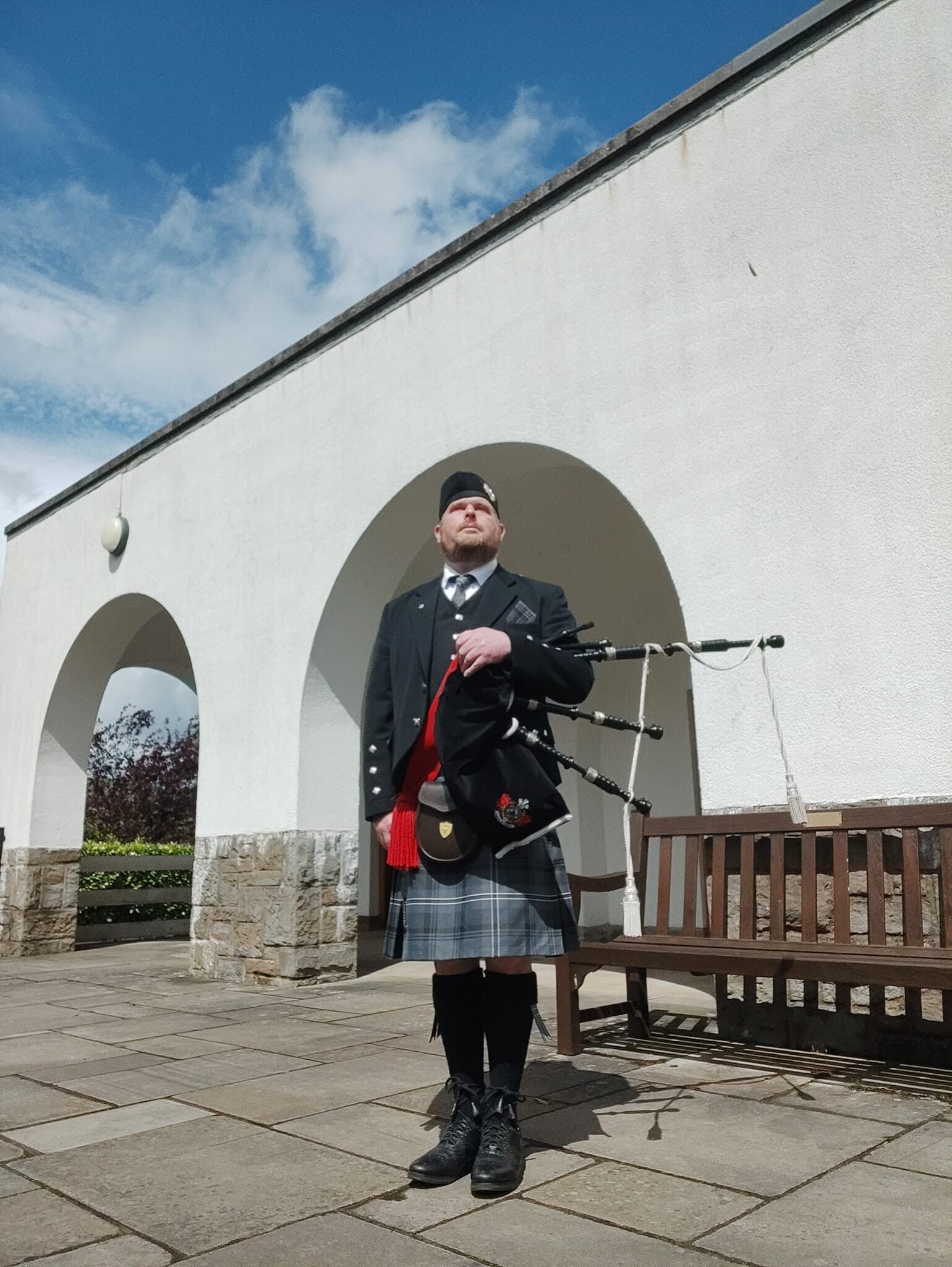 Highland piper for hire in Cwmbran and Newport