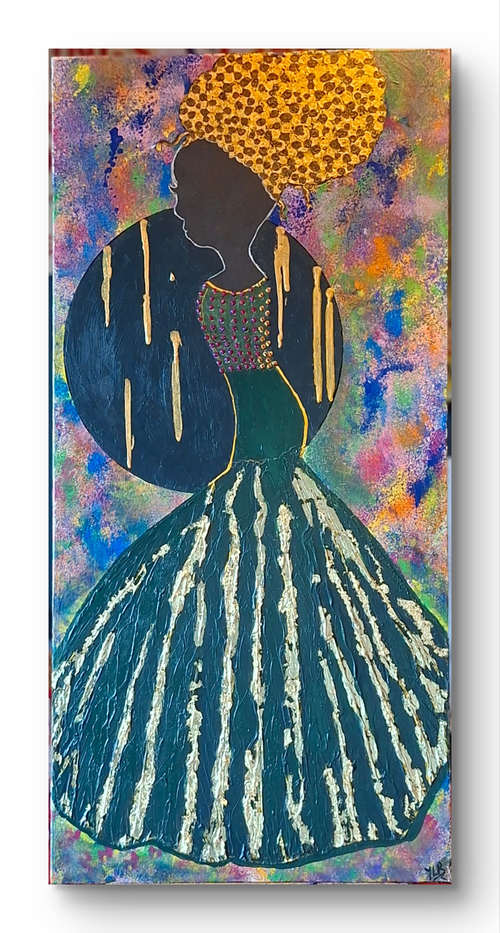 Drips of Excess, Black Wealth, folk art, afro caribbean art