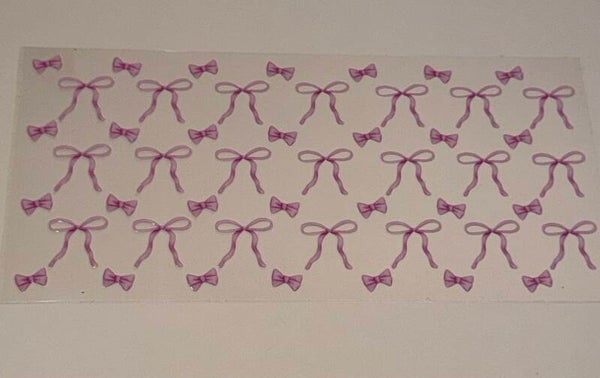 Purple bow