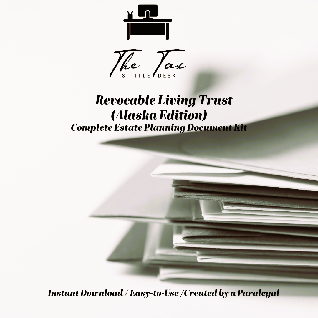 Revocable Living Trust Alaska Edition