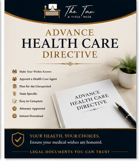 Nevada Durable Power of Attorney for Health Care and Advance Health-Care Directive Medical Decision-Making and Advance Care Planning