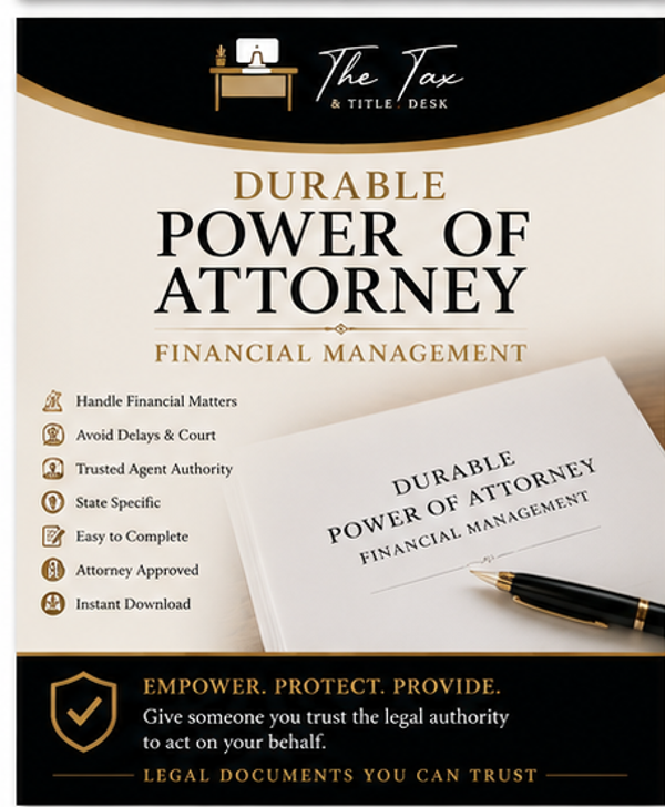 New Mexico Durable Power of Attorney for Financial and Property Matters Financial Management and Protection