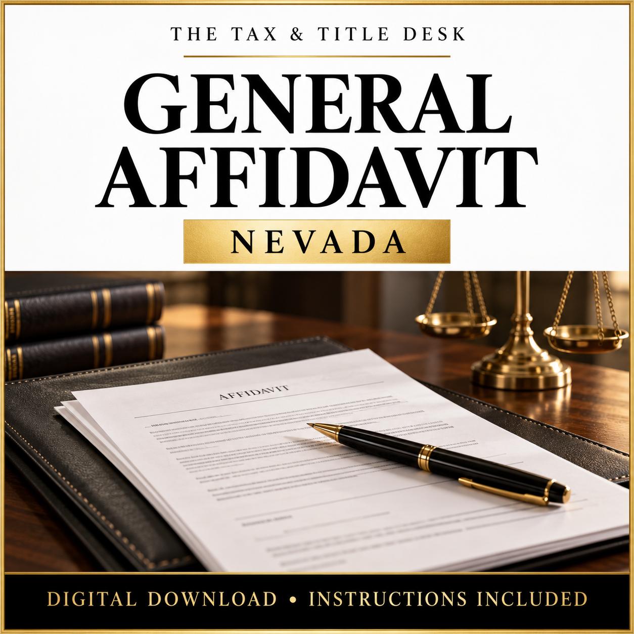 Nevada General Affidavit — Sworn Statement of Facts