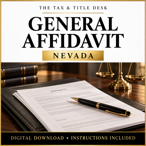 Nevada General Affidavit — Sworn Statement of Facts