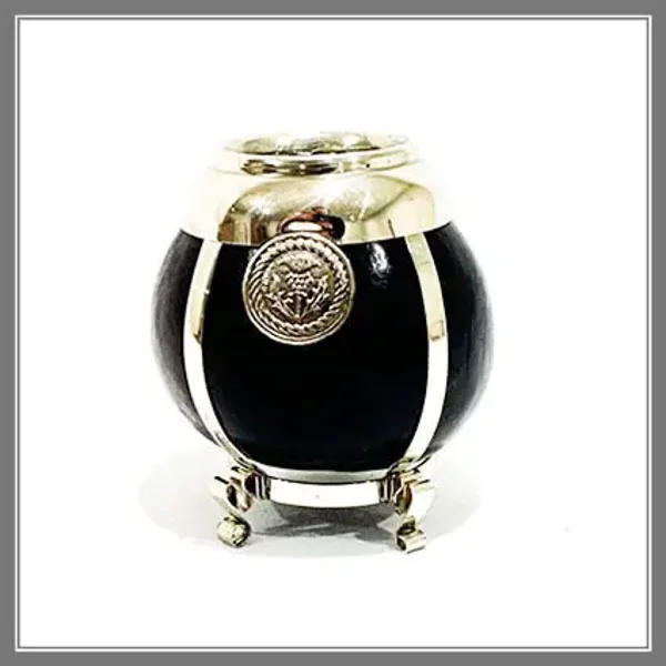 504-71 MATE DE CALABAZA CON ALPACA Y BASE