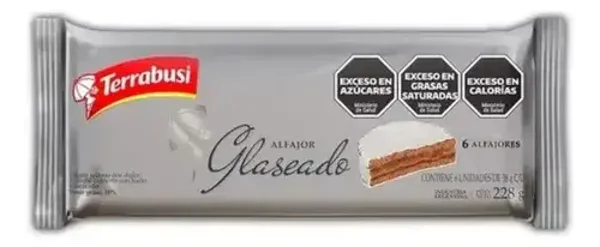 ALFAJOR TERRABUSI BLANCO X 6