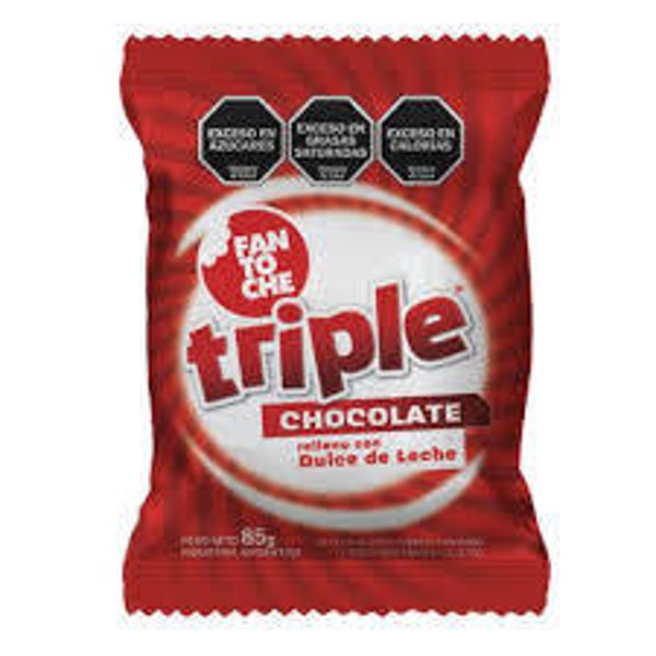Alfajor Fantoche Triple Chocolate 85gr x12u