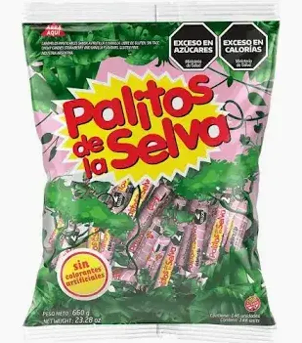Caramelos Palitos de la Selva x 660gr.