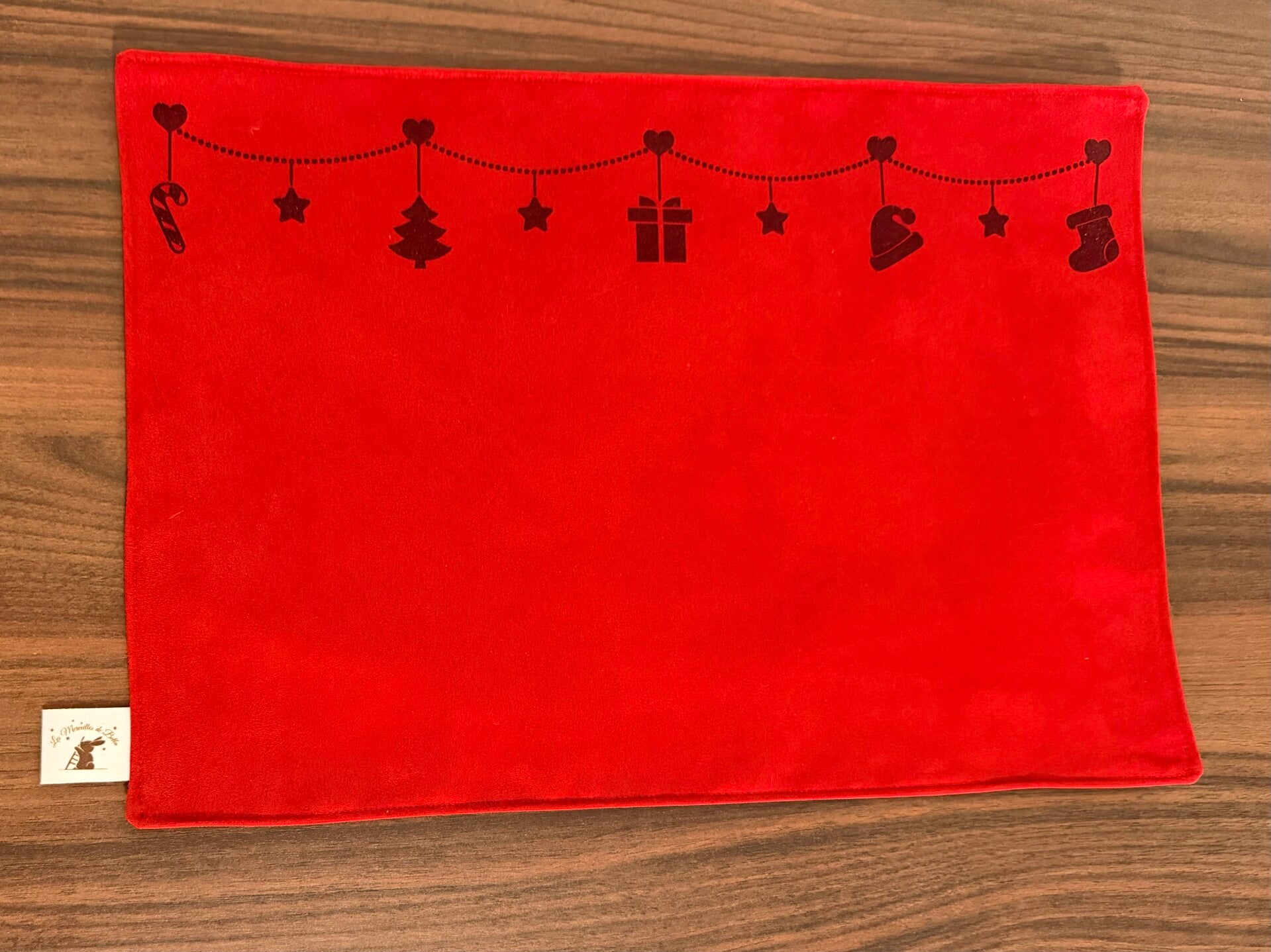 Tapis de repas NOËL gravé