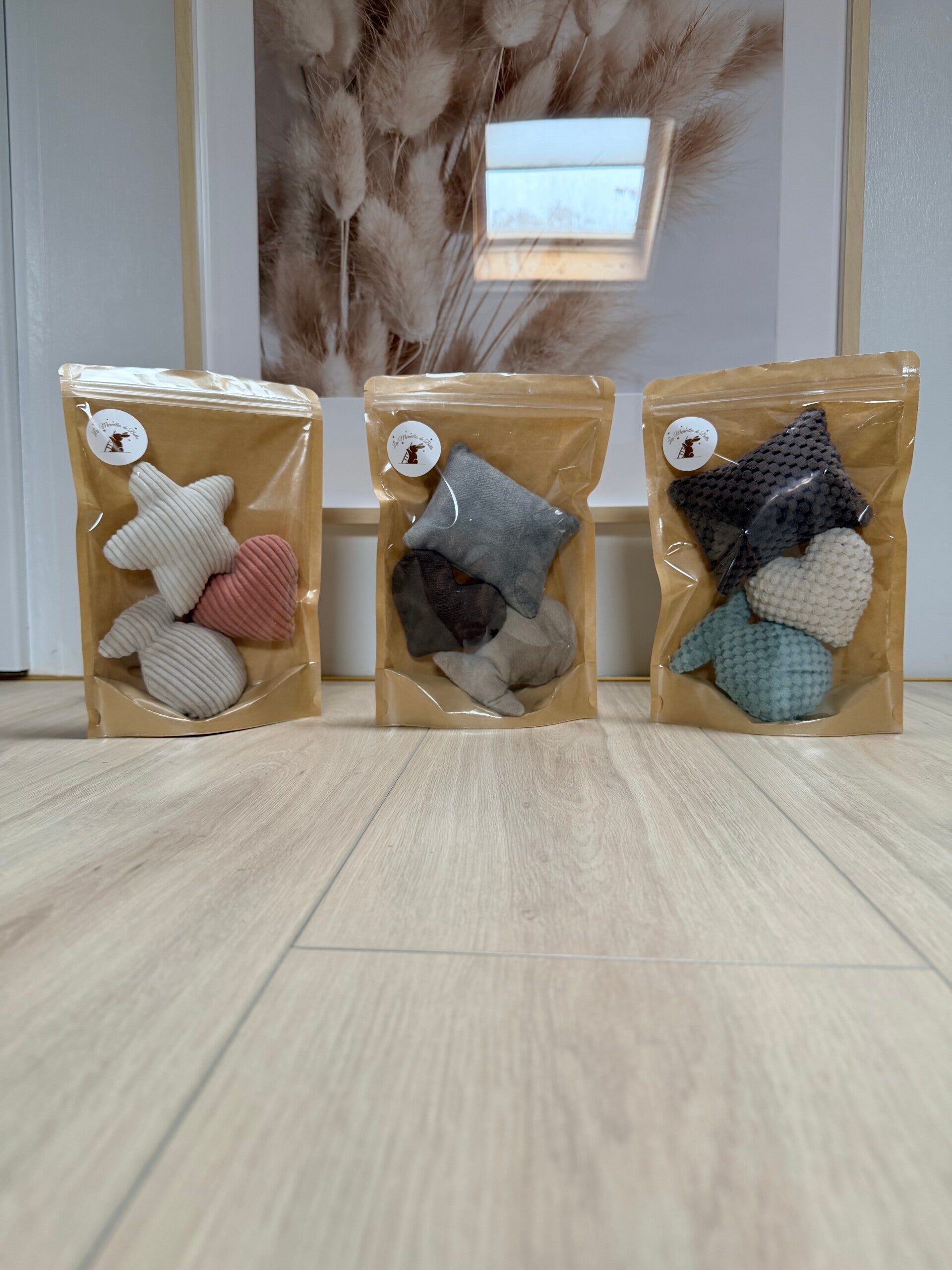 Lot de 3 jouets pour chat à la VALERIANE