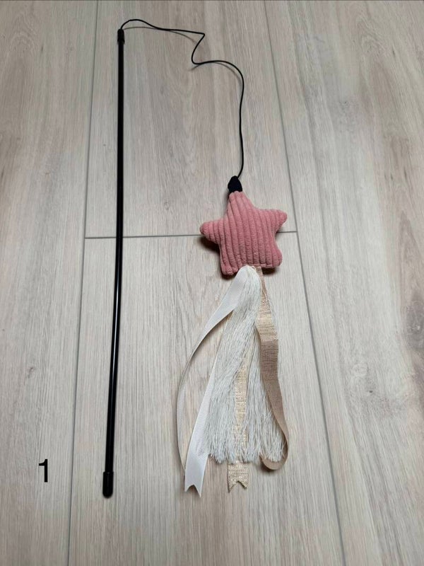 Jouet chat canne à pêche