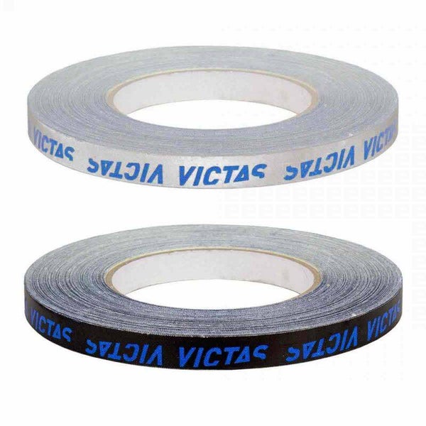 VICTAS Kantenband 50m x 12/9 mm - sw/silber