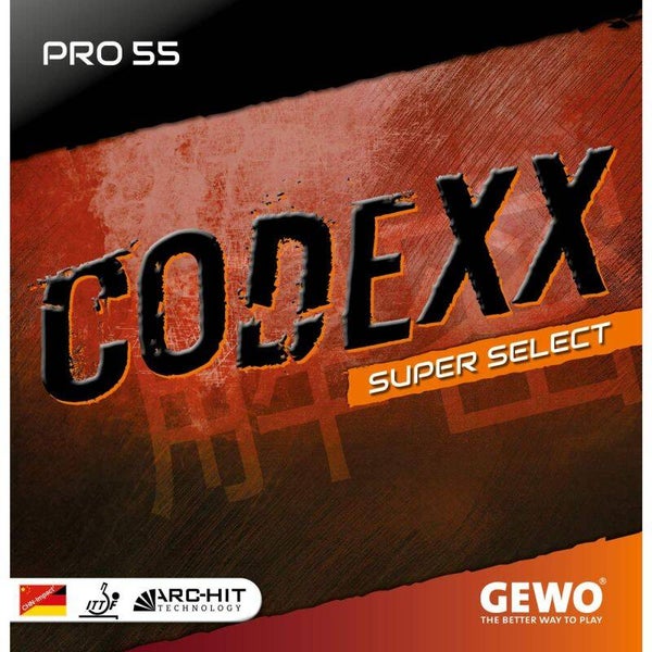 GEWO Belag Codexx Pro 55 Super Select