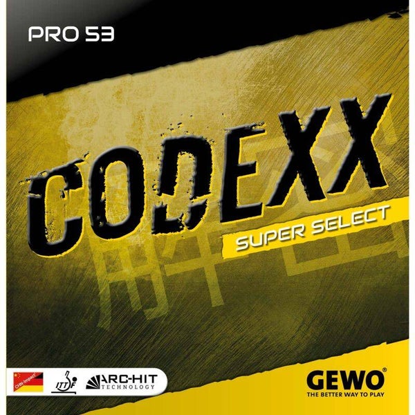 GEWO Belag Codexx Pro 53 Super Select