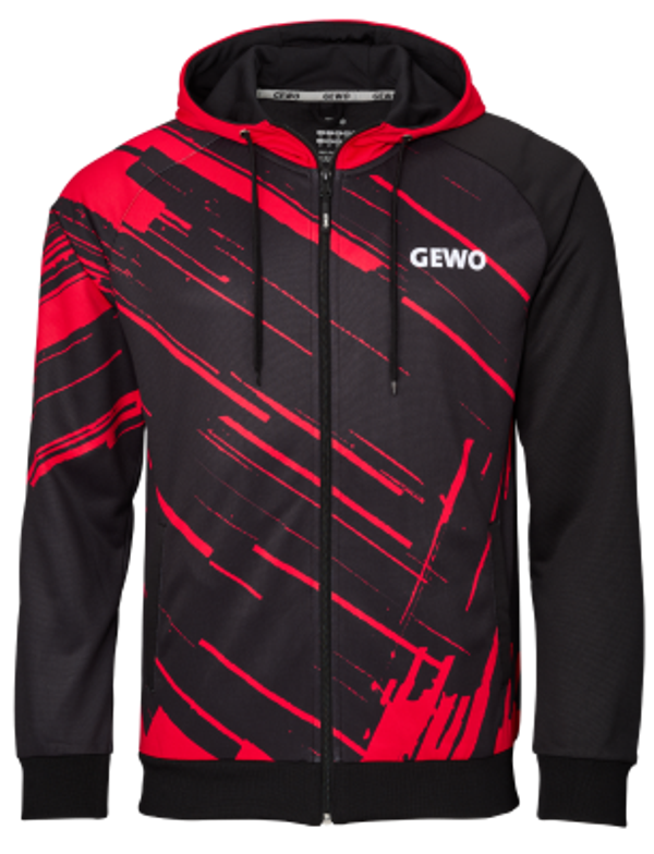 GEWO Hoodie Atani - sw/rot