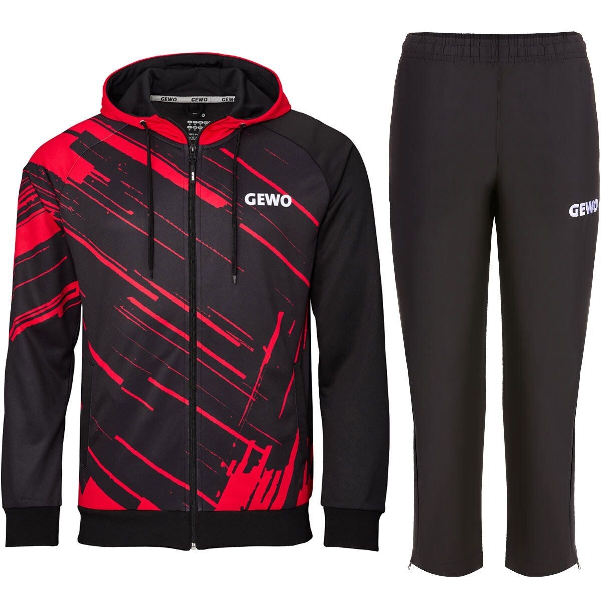 GEWO Anzug Atani sw/rot