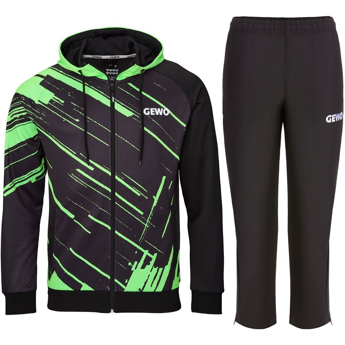 GEWO Anzug Atani sw/lime