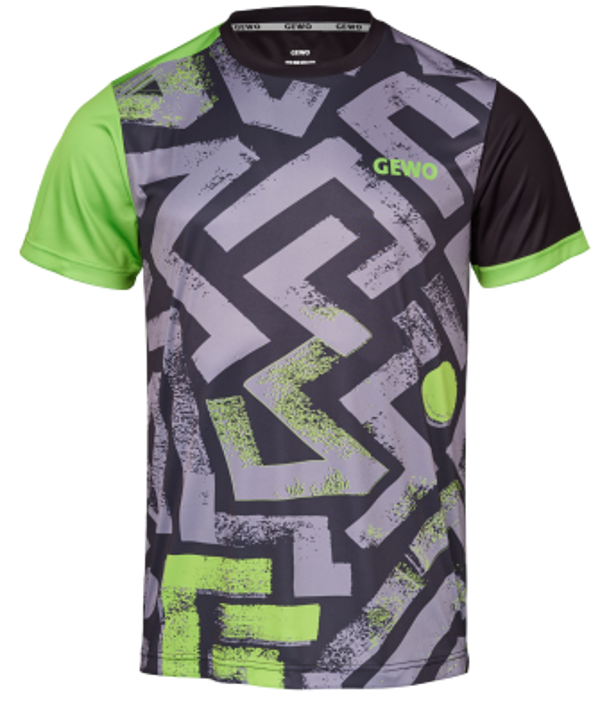 GEWO T-Shirt Louis - grau/lime