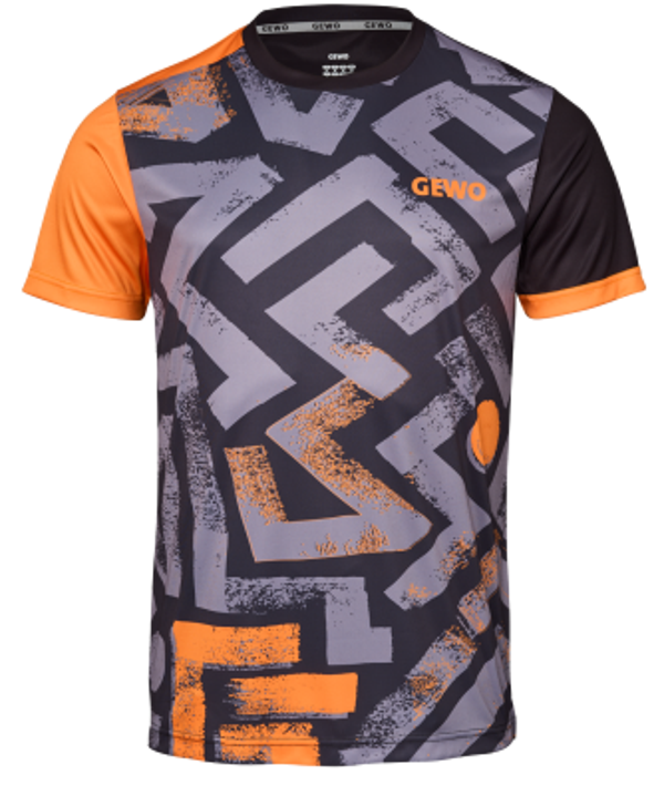 GEWO T-Shirt Louis - grau/orange