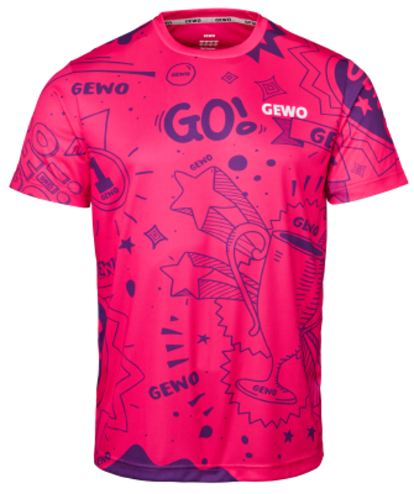 GEWO T-Shirt Graffiti - pink