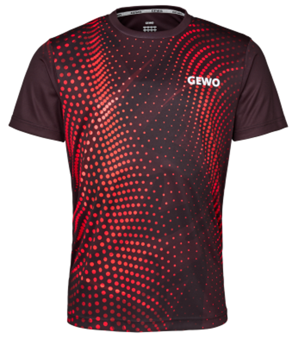 GEWO T-Shirt Carneval - dunkelrot/rot