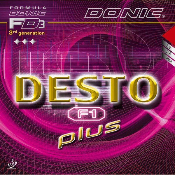 DONIC Belag Desto F1 plus