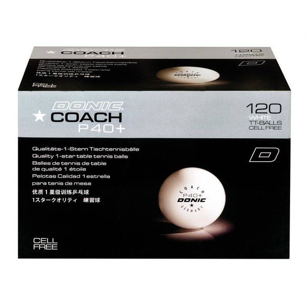 DONIC Ball Coach P40+ 1-Stern - 120er