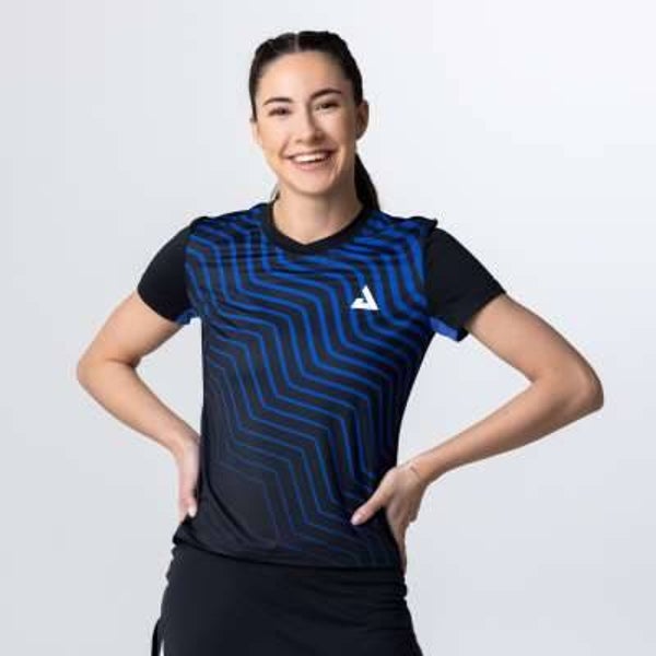 Joola Shirt Lady Waves Team 25 - sw/blau