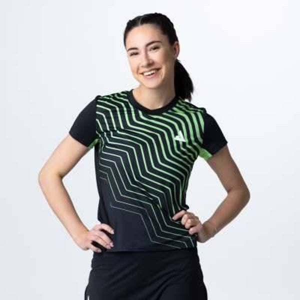 Joola Shirt Lady Waves Team 25 - sw/grün