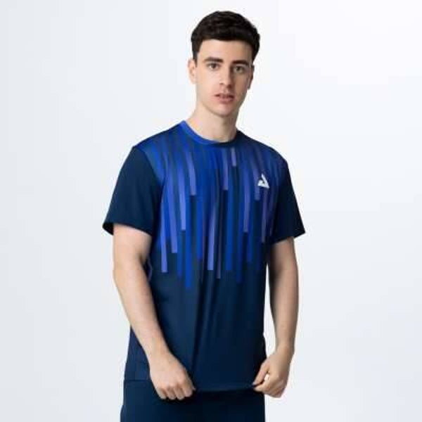 Joola T-Shirt Geo Competition 25 - navy/azurblau