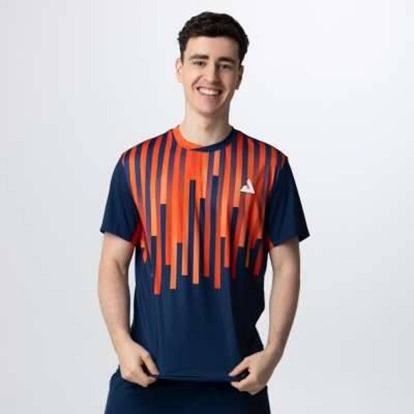 Joola T-Shirt Geo Competition 25 - navy/rot