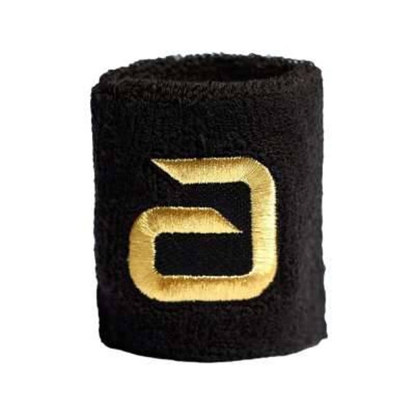 ANDRO Schweißband Alpha - sw/gold