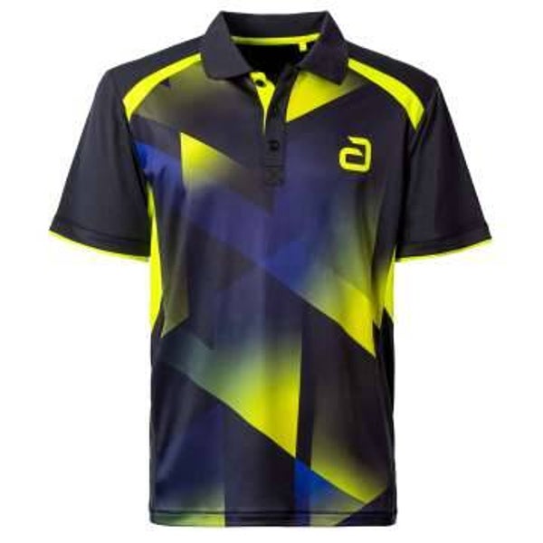 Andro Shirt Lanton - sw/gelb
