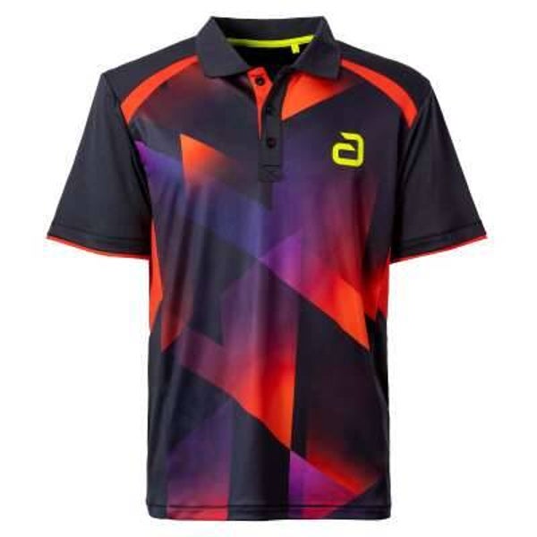 Andro Shirt Lanton - sw/rot