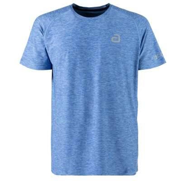 Andro Shirt Melange Alpha  - jeansblau