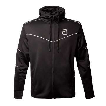 Andro Hoodie Doley - sw/grau