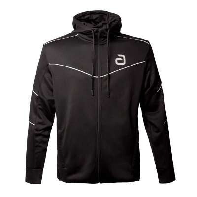 ANDRO Hoodie Doley - sw/grau