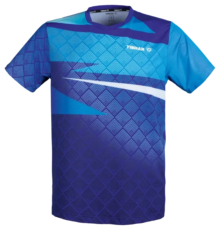 TIBHAR SHIRT CORNER - royalblau/hellblau