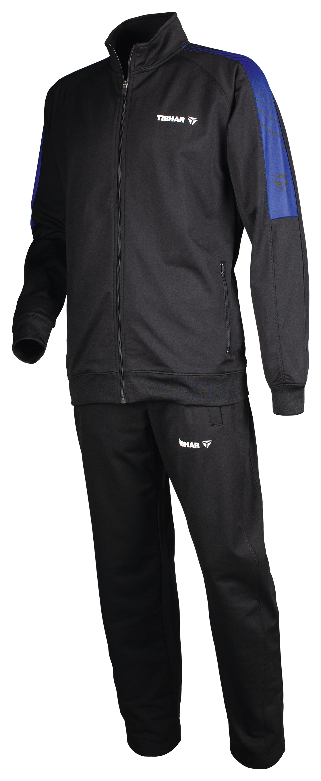 TIBHAR Anzug Domino - sw/blau